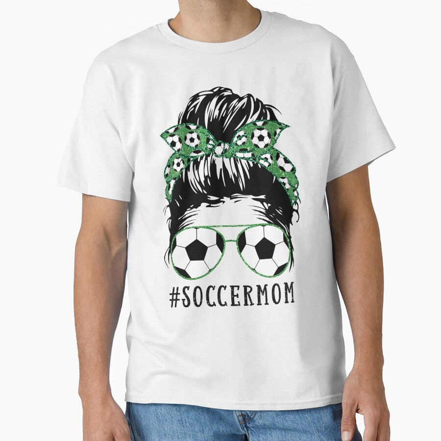 Soccer Mom by Amitta Art - Adult & Kids T-Shirts, Sweatshirts & Hoodies apparel design preview 1