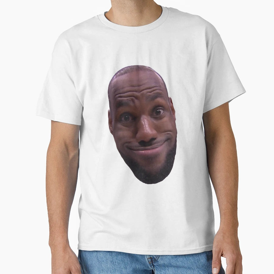 Lebron James Goofy Face T-Shirt - Fun Novelty Design Unisex - T-Shirt, Sweatshirt, Hoodie