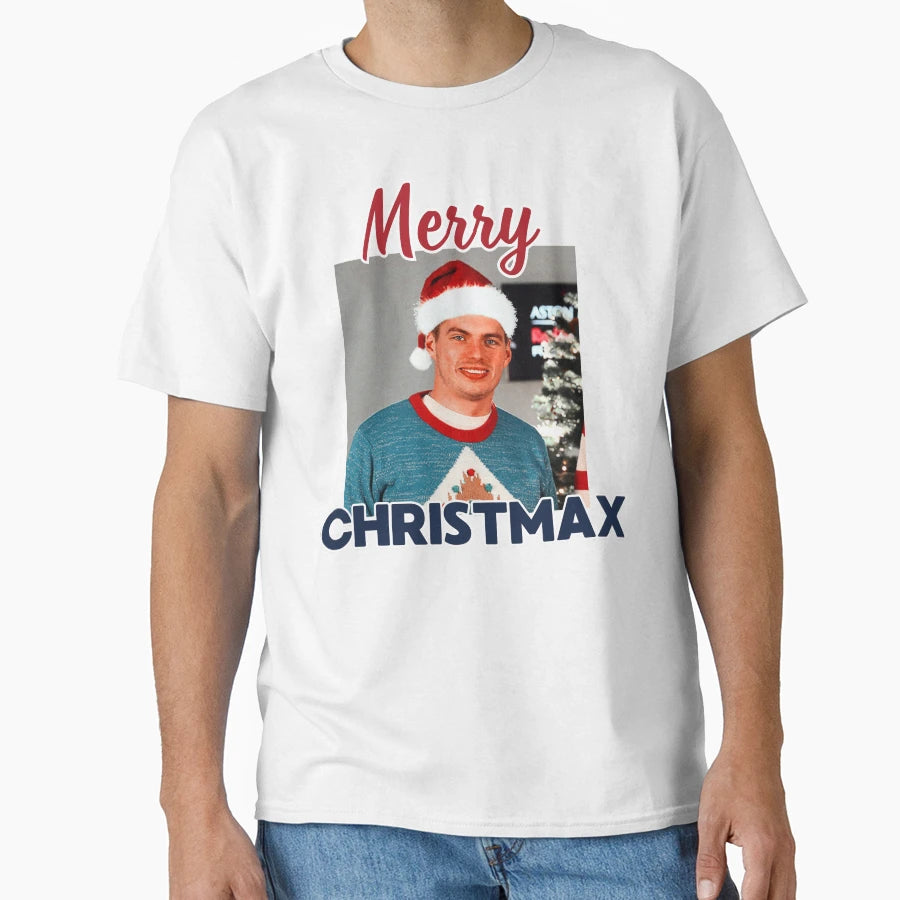 Merry Christmax Verstappen F1 T-Shirt - Fun Novelty Design Unisex - T-Shirt, Sweatshirt, Hoodie