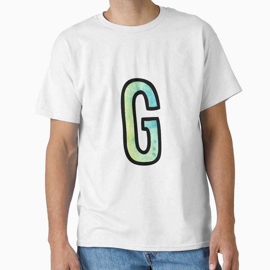 Letter G T-Shirt - Custom Art Print Men Women - T-Shirt, Sweatshirt, Hoodie