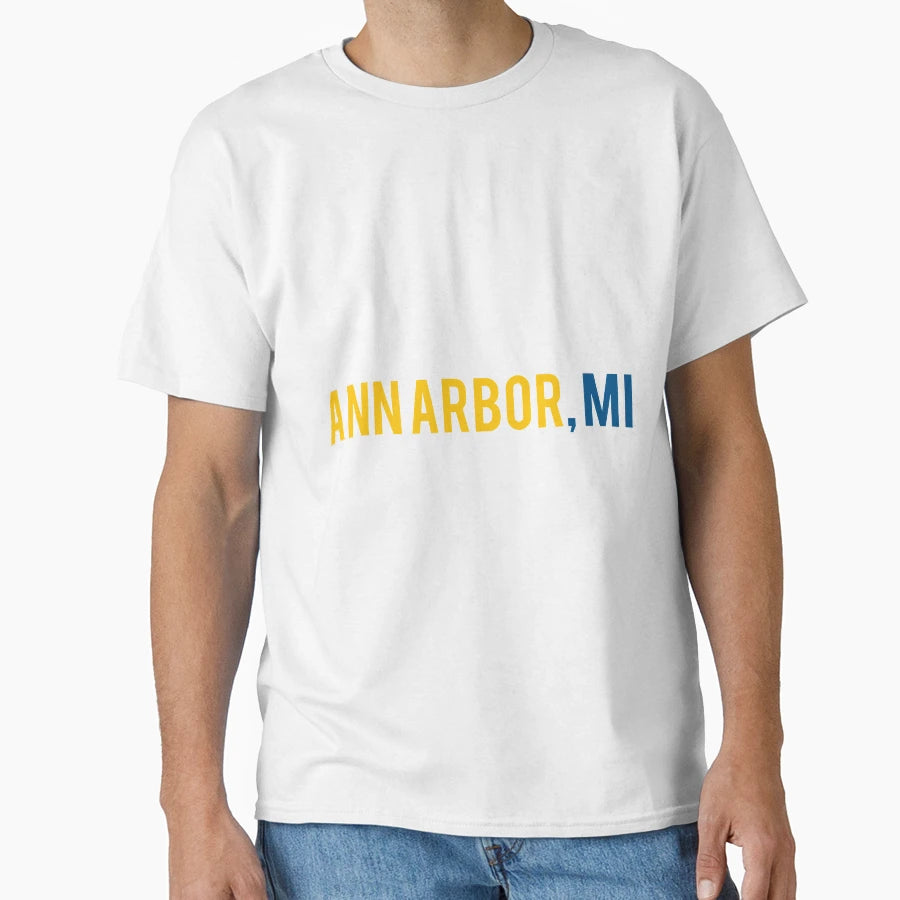 Ann Arbor T-Shirt - Minimalist Print Unisex - T-Shirt, Sweatshirt, Hoodie