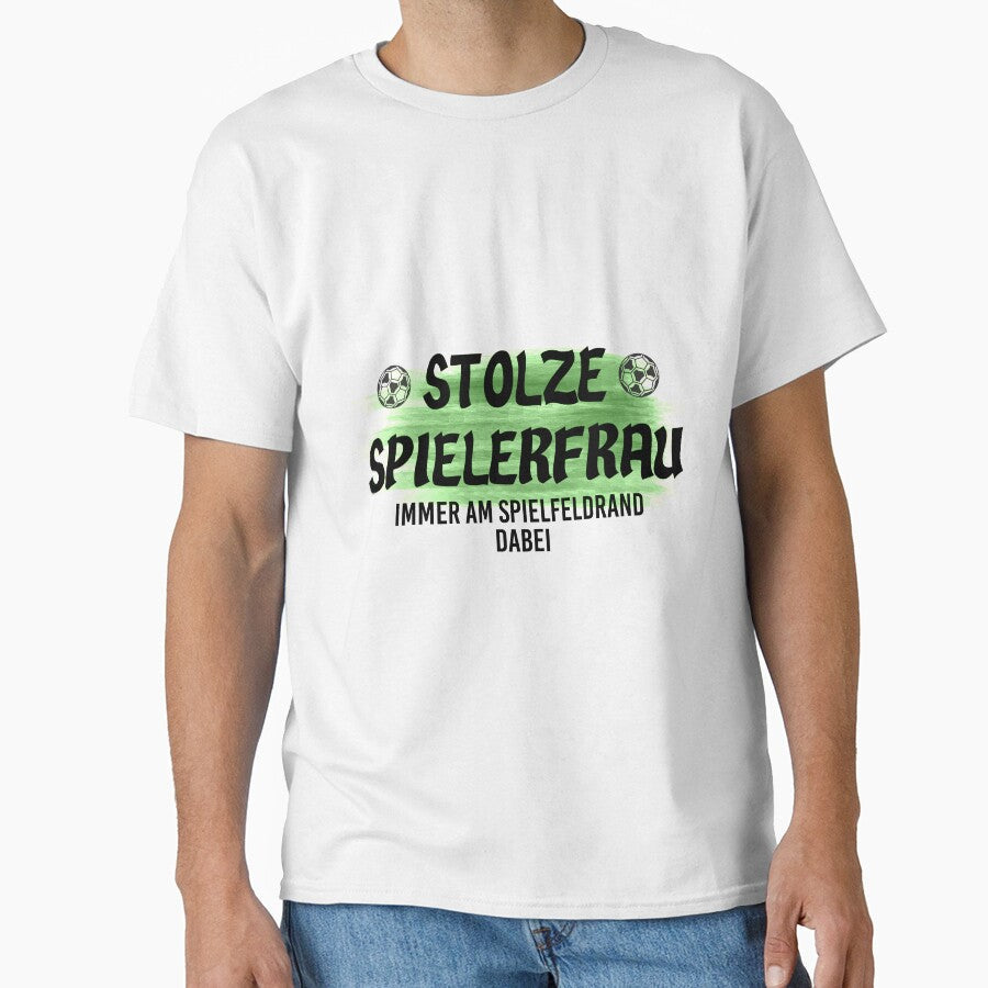 Proud player woman football by lsvds - Adult & Kids T-Shirts, Sweatshirts & Hoodies apparel design preview 1