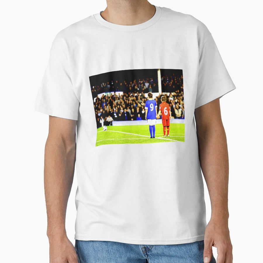 Hillsborough 96 Liverpool Everton T-Shirt - Custom Art Print for Adults - T-Shirt, Sweatshirt, Hoodie