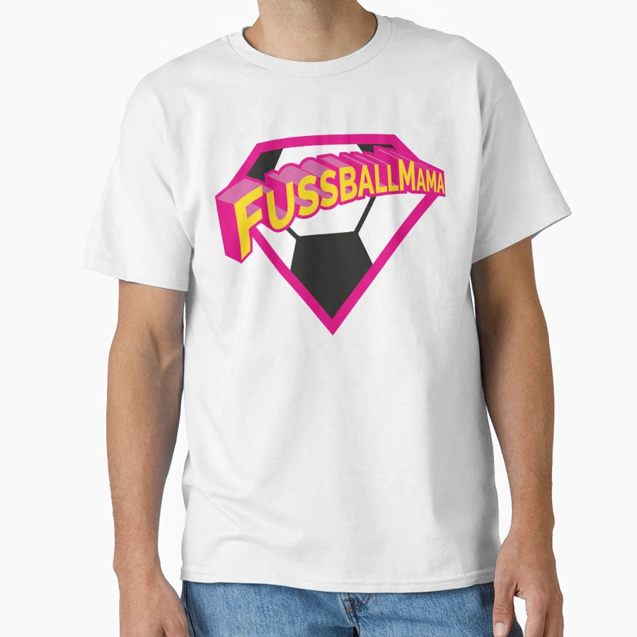 Soccer Mom Soccer Super Hero Mom Fussball T-Shirt - Trendy Graphic Unisex - T-Shirt, Sweatshirt, Hoodie