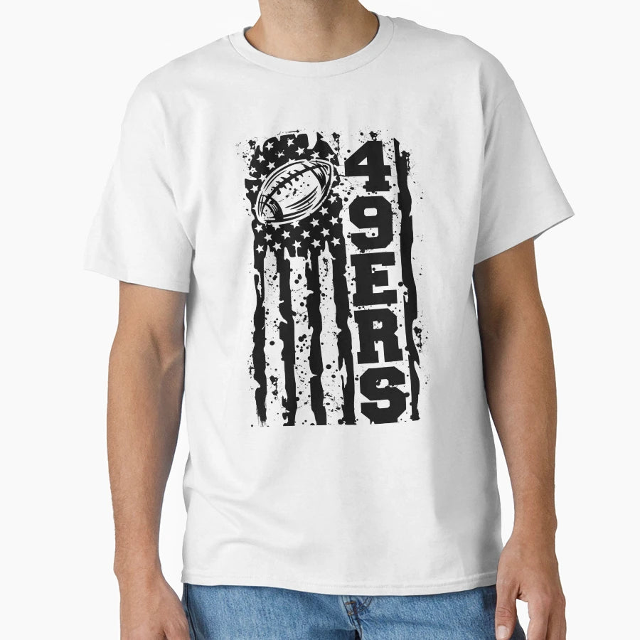 49Ers Football San Francisco T-Shirt - Novelty Apparel for Adults - T-Shirt, Sweatshirt, Hoodie