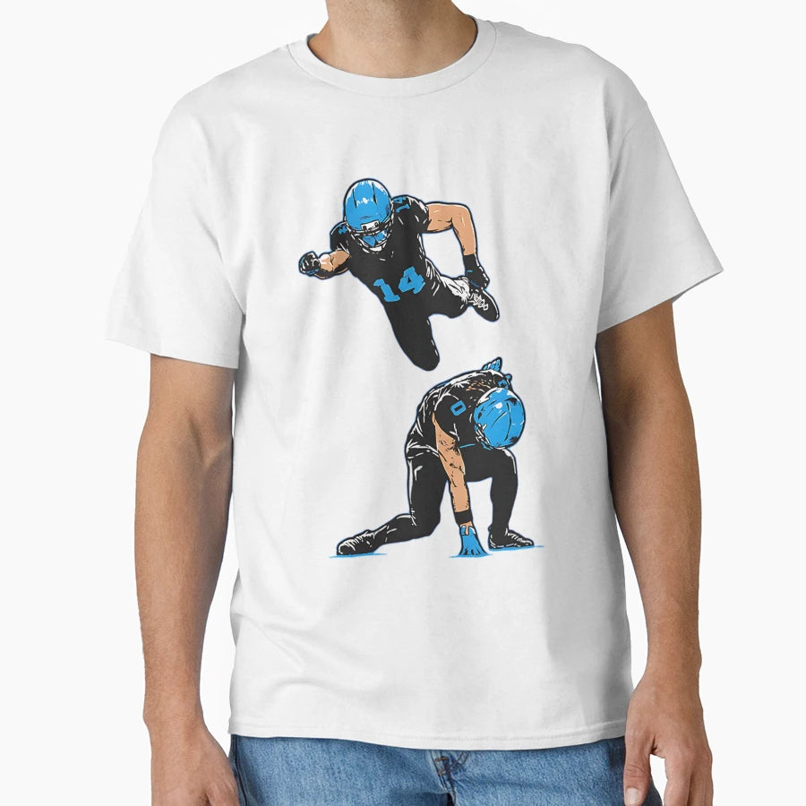 JG And Amon Ra St Brown Detroit Heroes T-Shirt - Trendy Graphic Unisex - T-Shirt, Sweatshirt, Hoodie