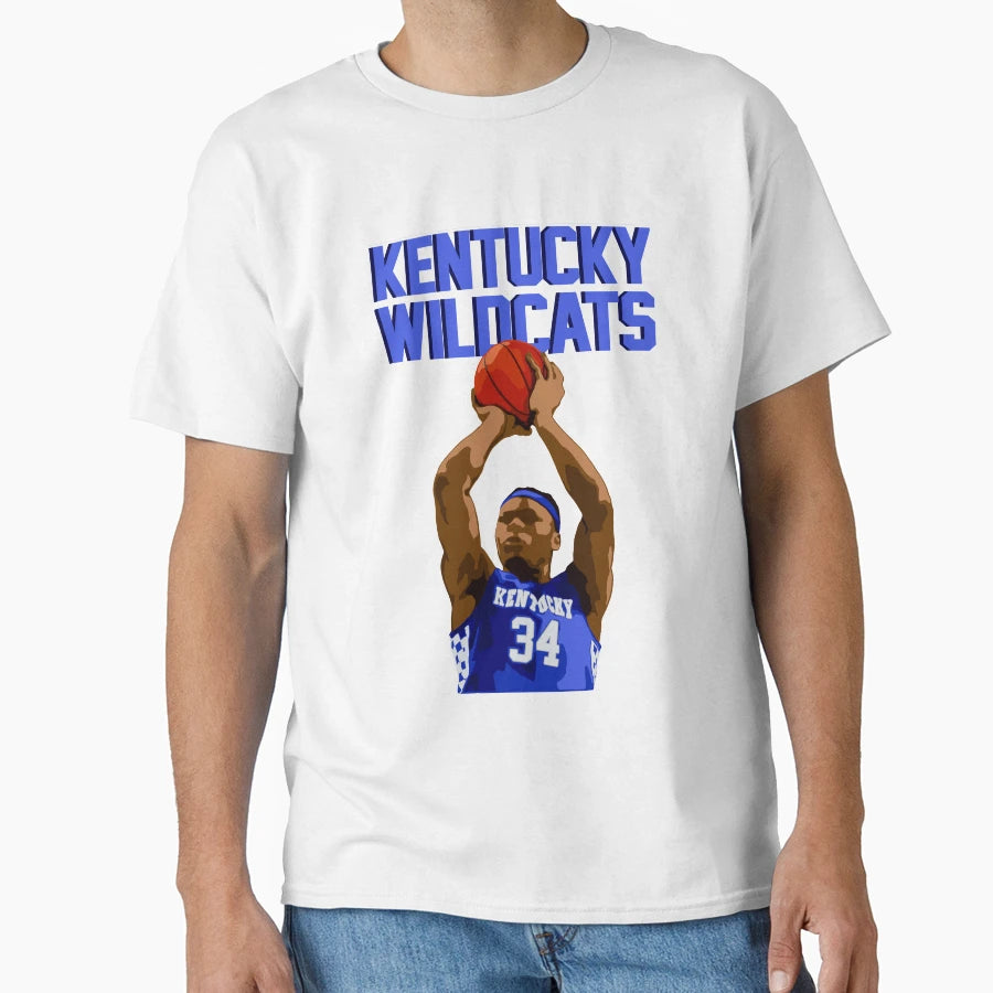 Oscar Tshiebwe 34 University Kentucky T-Shirt - Custom Art Print Unisex - T-Shirt, Sweatshirt, Hoodie