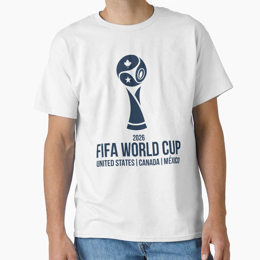 World Cup 2026 Stylized Trophy Usa Canada T-Shirt - Unique Graphic Unisex - T-Shirt, Sweatshirt, Hoodie
