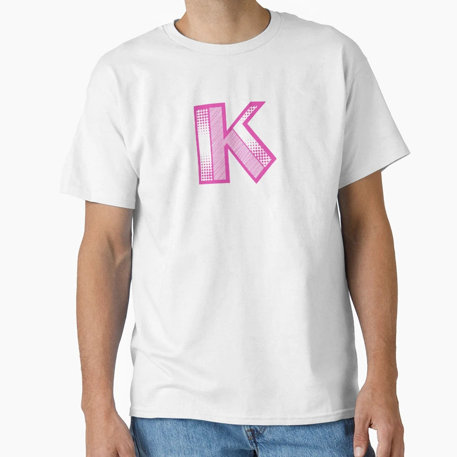 Modern Monogram Initial Letter K T-Shirt - Novelty Apparel Unisex - T-Shirt, Sweatshirt, Hoodie