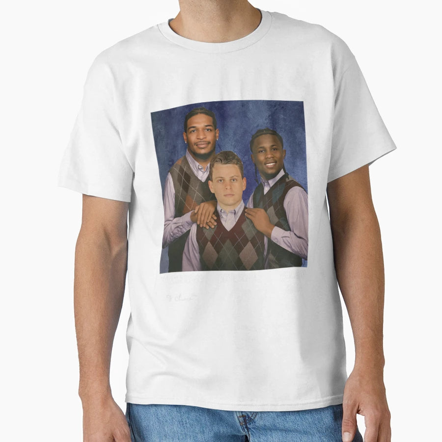Jamarr Chase JB Higgins Football T-Shirt - Novelty Apparel for Adults - T-Shirt, Sweatshirt, Hoodie
