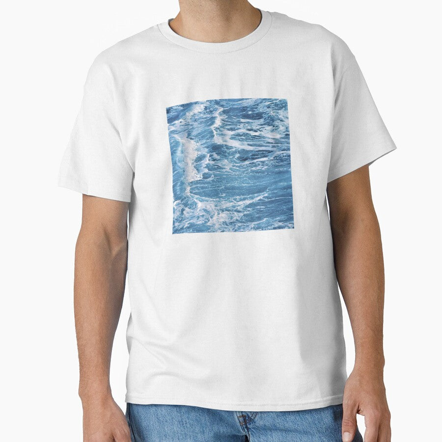 BLUE OCEAN WAVE by Stripe Cars - Adult & Kids T-Shirts, Sweatshirts & Hoodies apparel design preview 1