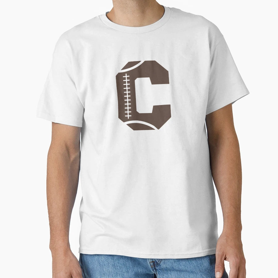 Personalized Football Initial C T-Shirt - Unique Graphic Men Women - T-Shirt, Sweatshirt, Hoodie