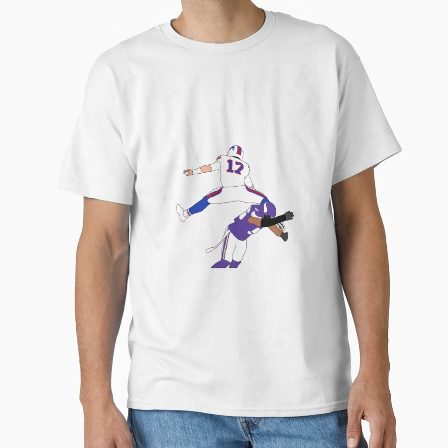 Buffalo Bills JA Hurdle T-Shirt - Graphic Print Unisex - T-Shirt, Sweatshirt, Hoodie