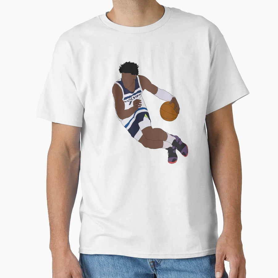 Anthony Edwards T-Shirt - Custom Art Print for Adults - T-Shirt, Sweatshirt, Hoodie