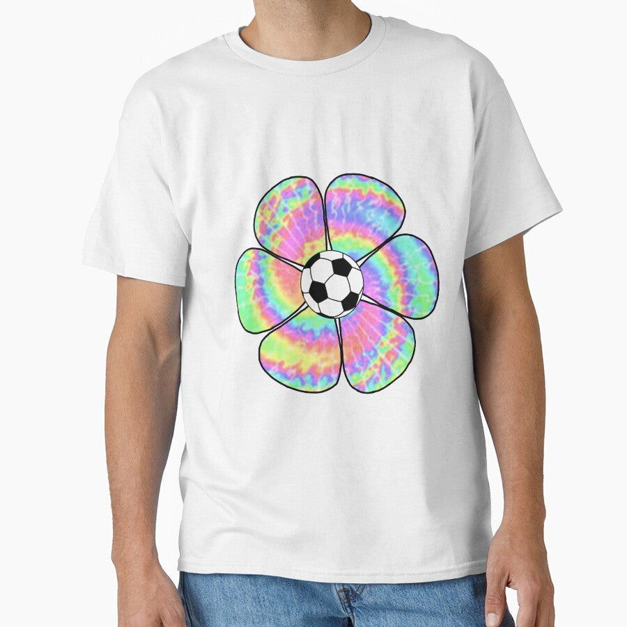 Tie dye soccer flower by Als10806 - Adult & Kids T-Shirts, Sweatshirts & Hoodies apparel design preview 1