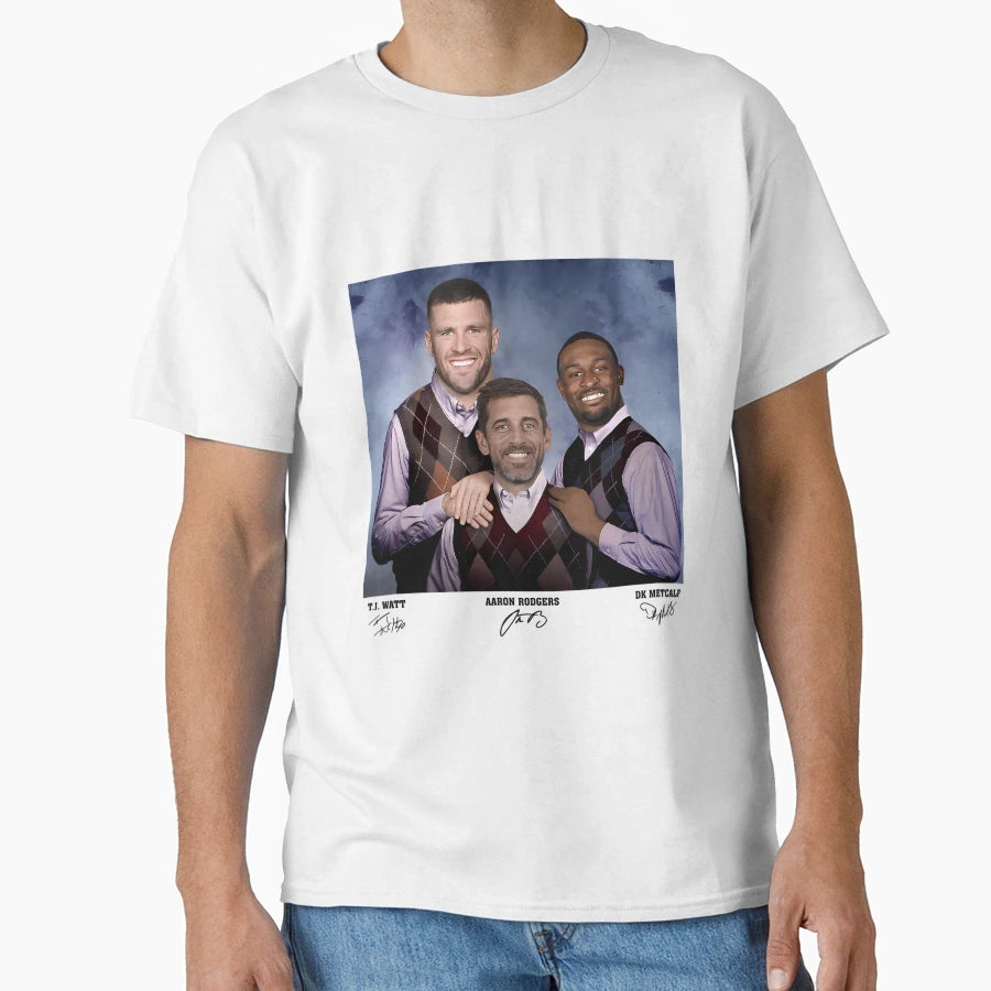 AR Dk Metcalf T J Watt Football T-Shirt - Unique Graphic Men Women - T-Shirt, Sweatshirt, Hoodie