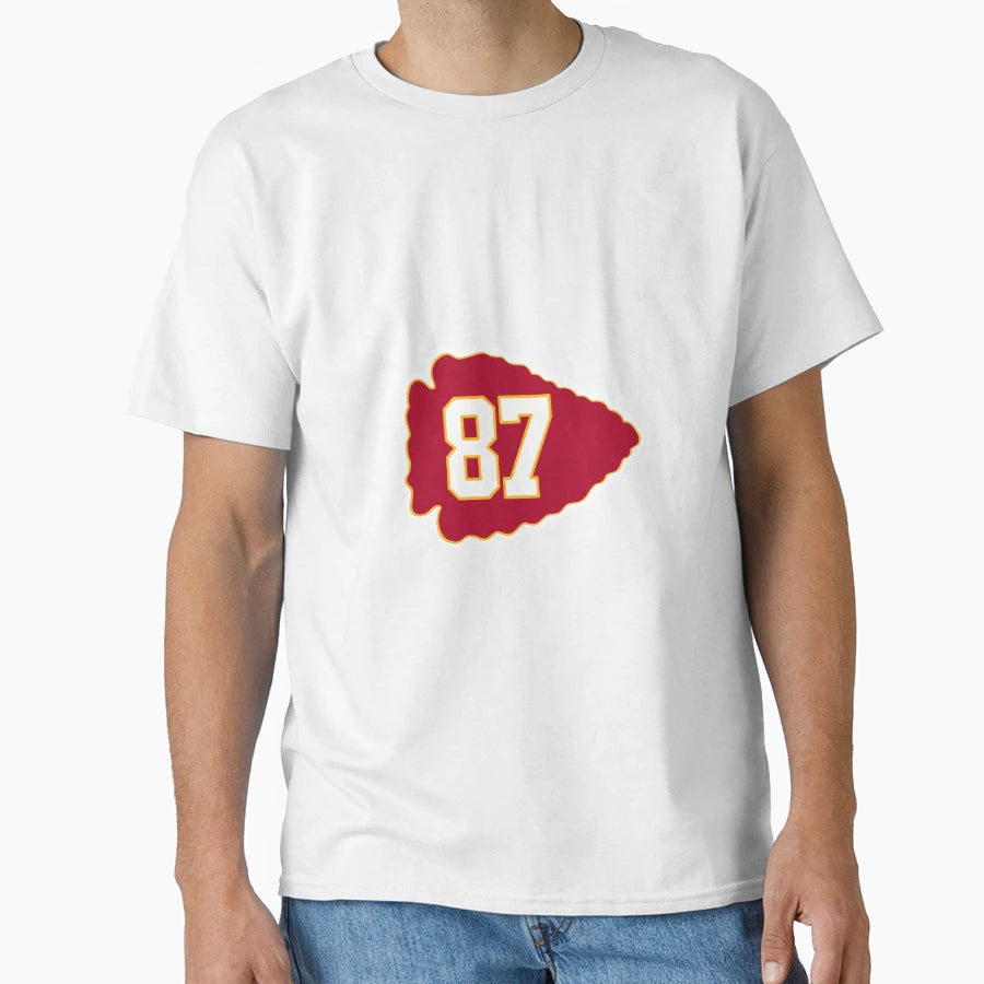 Kansas City Chiefs Arrowhead 87 Kelce T-Shirt - Graphic Print Men Women - T-Shirt, Sweatshirt, Hoodie