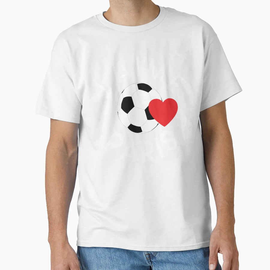 Jaime Paris Paris Football Love French T-Shirt - Unique Graphic Unisex - T-Shirt, Sweatshirt, Hoodie