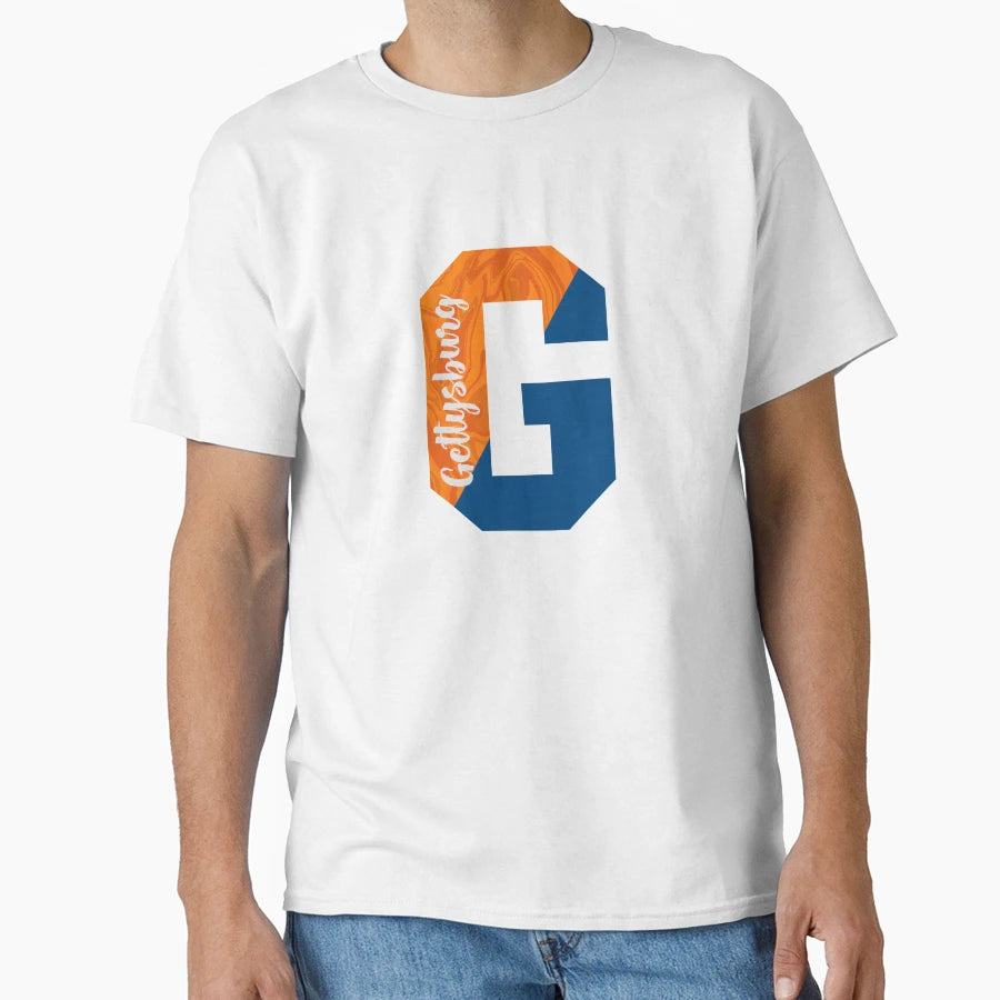 Gettysburg G Split T-Shirt - Minimalist Print Men Women - T-Shirt, Sweatshirt, Hoodie