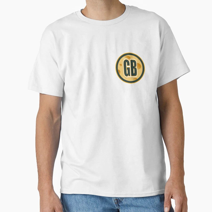 Gb Cheese Circle T-Shirt - Novelty Apparel for Adults - T-Shirt, Sweatshirt, Hoodie