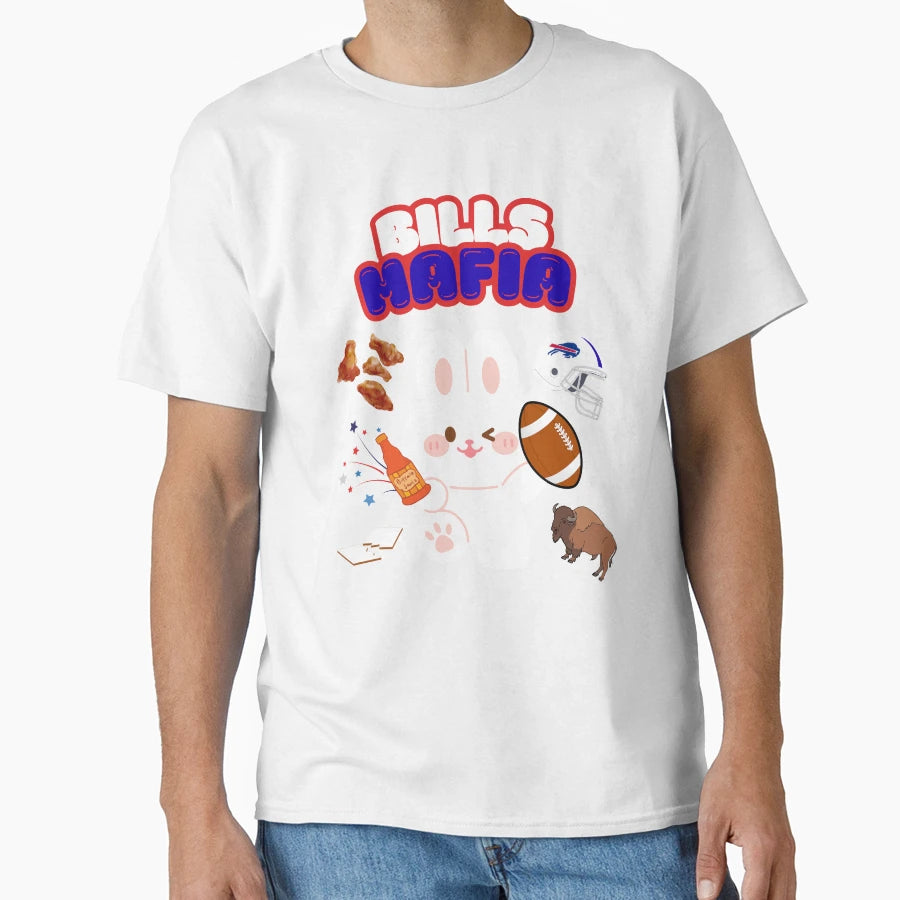 Bills Mafia Bunny T-Shirt - Unique Graphic for Adults - T-Shirt, Sweatshirt, Hoodie