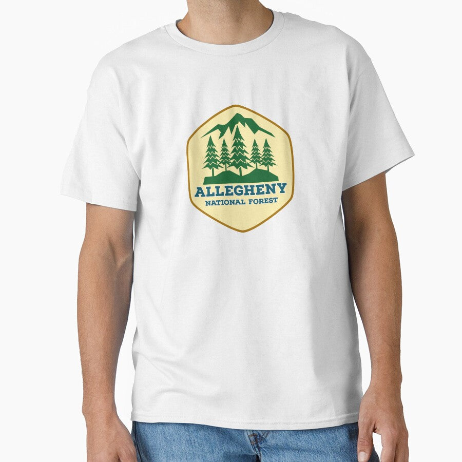 Allegheny National Forest Pennsylvania Vintage Retro - Adult & Kids T-Shirts, Sweatshirts & Hoodies apparel design preview 1