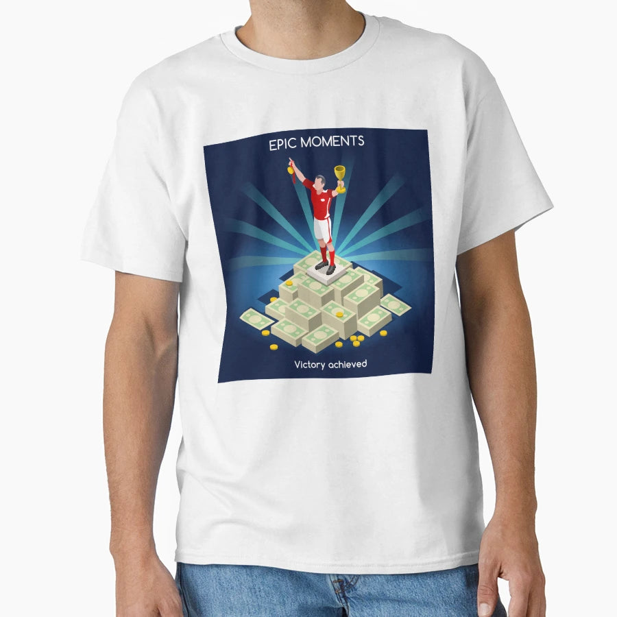 Football Champion Epic Moments T-Shirt - Novelty Apparel Unisex - T-Shirt, Sweatshirt, Hoodie