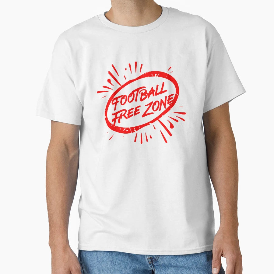 Football Free Zone T-Shirt - Unique Graphic Unisex - T-Shirt, Sweatshirt, Hoodie