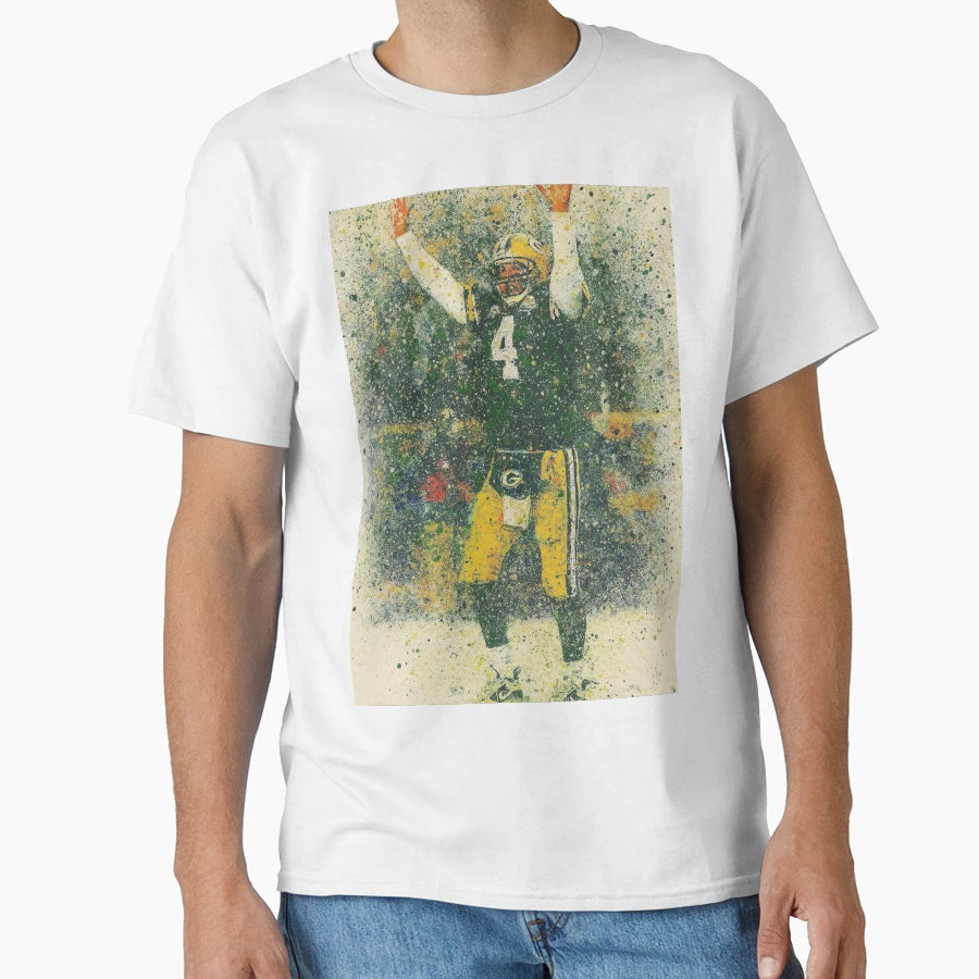 Brett Favre 4 T-Shirt - Fun Novelty Design for Adults - T-Shirt, Sweatshirt, Hoodie