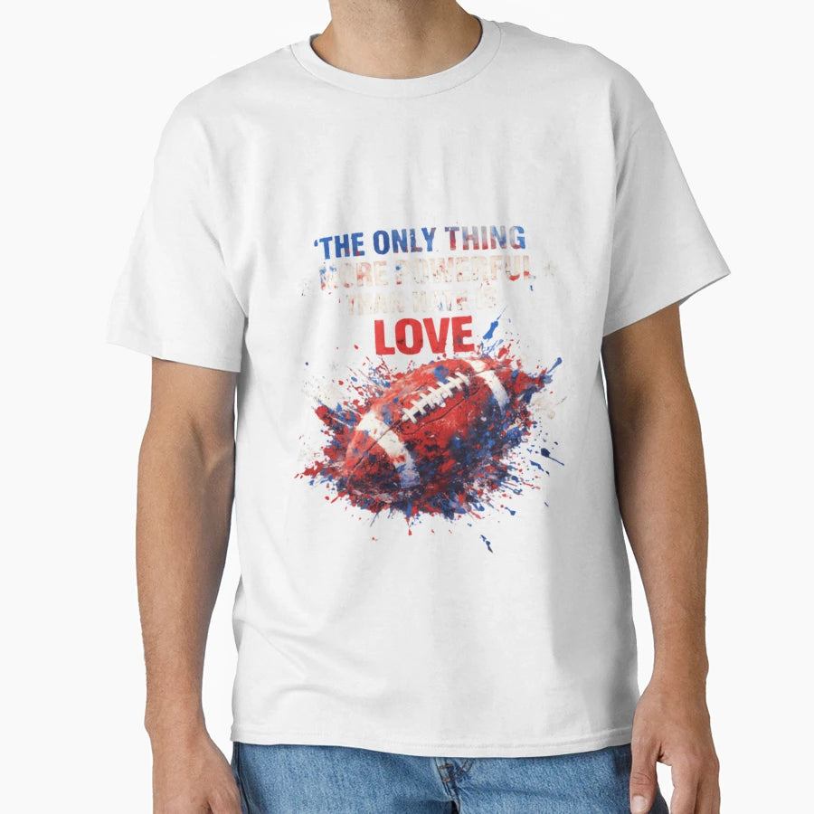 Only Thing More Powerful Than Hate T-Shirt - Minimalist Print for Adults - T-Shirt, Sweatshirt, Hoodie