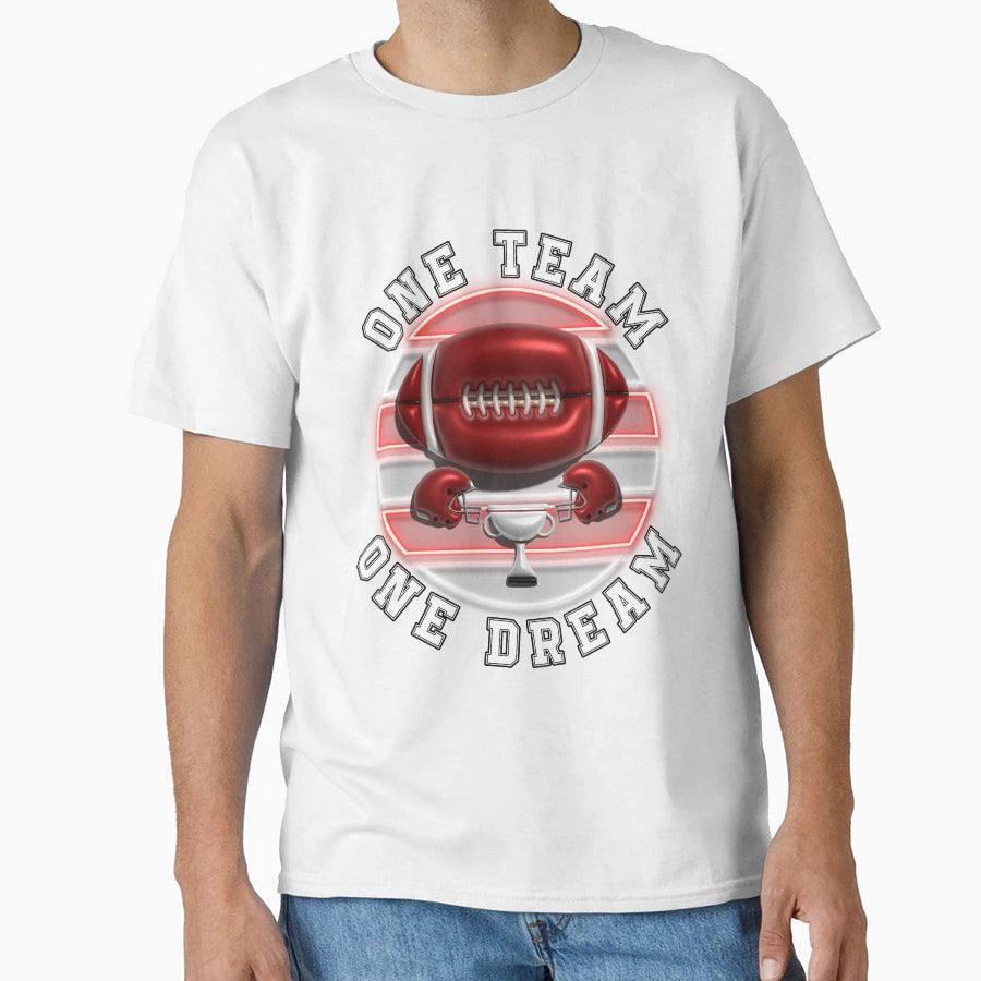 American Football T-Shirt - Graphic Print Unisex - T-Shirt, Sweatshirt, Hoodie