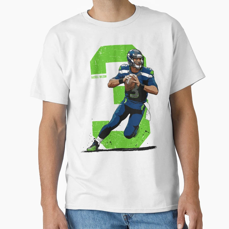 Wilson Quarterback Seattle Football Gift T-Shirt - Trendy Graphic Men Women - T-Shirt, Sweatshirt, Hoodie