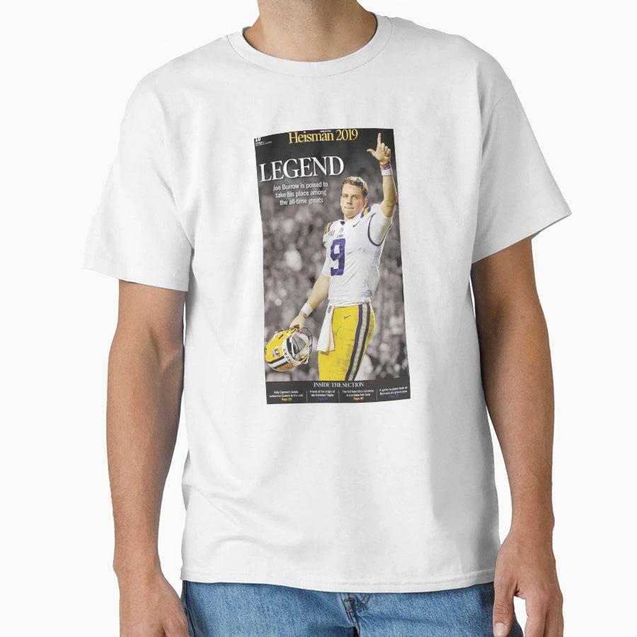 Quaterback Joe Legend T-Shirt - Minimalist Print Men Women - T-Shirt, Sweatshirt, Hoodie