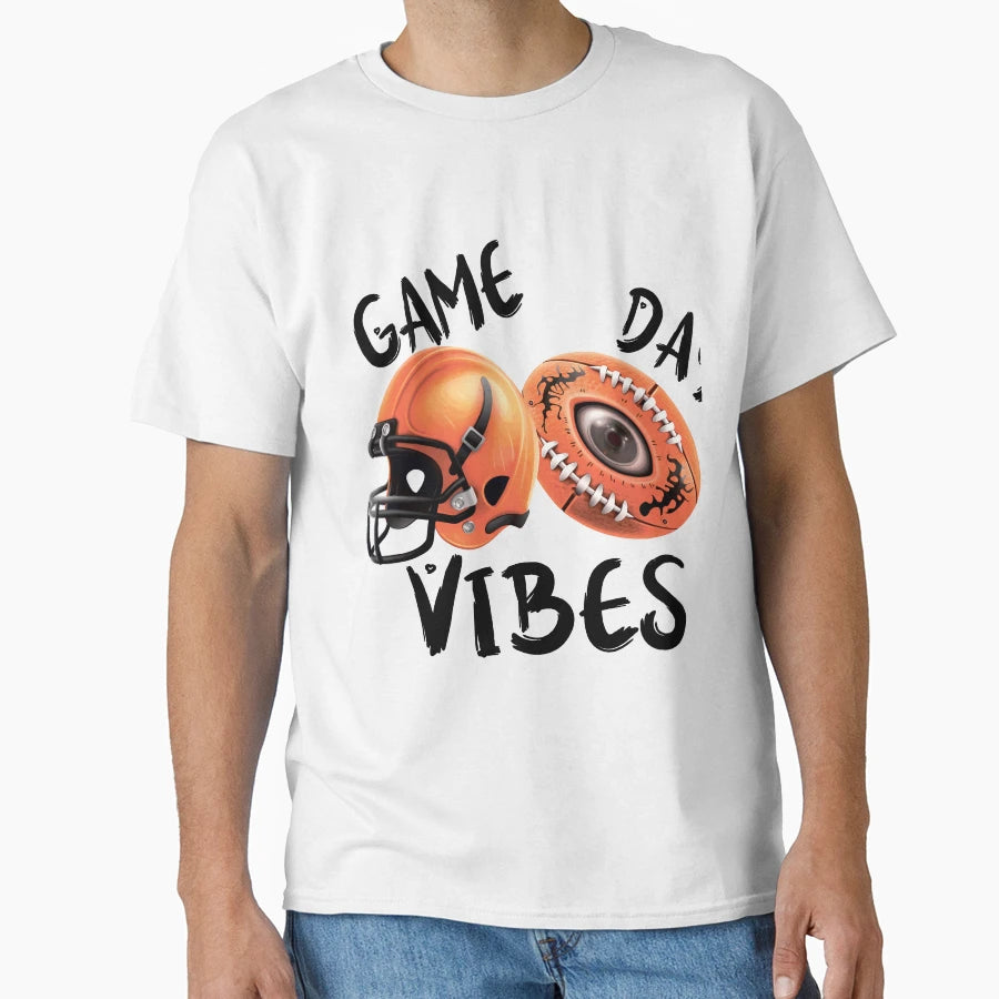 Game Football Day Vibes T-Shirt - Trendy Graphic Unisex - T-Shirt, Sweatshirt, Hoodie