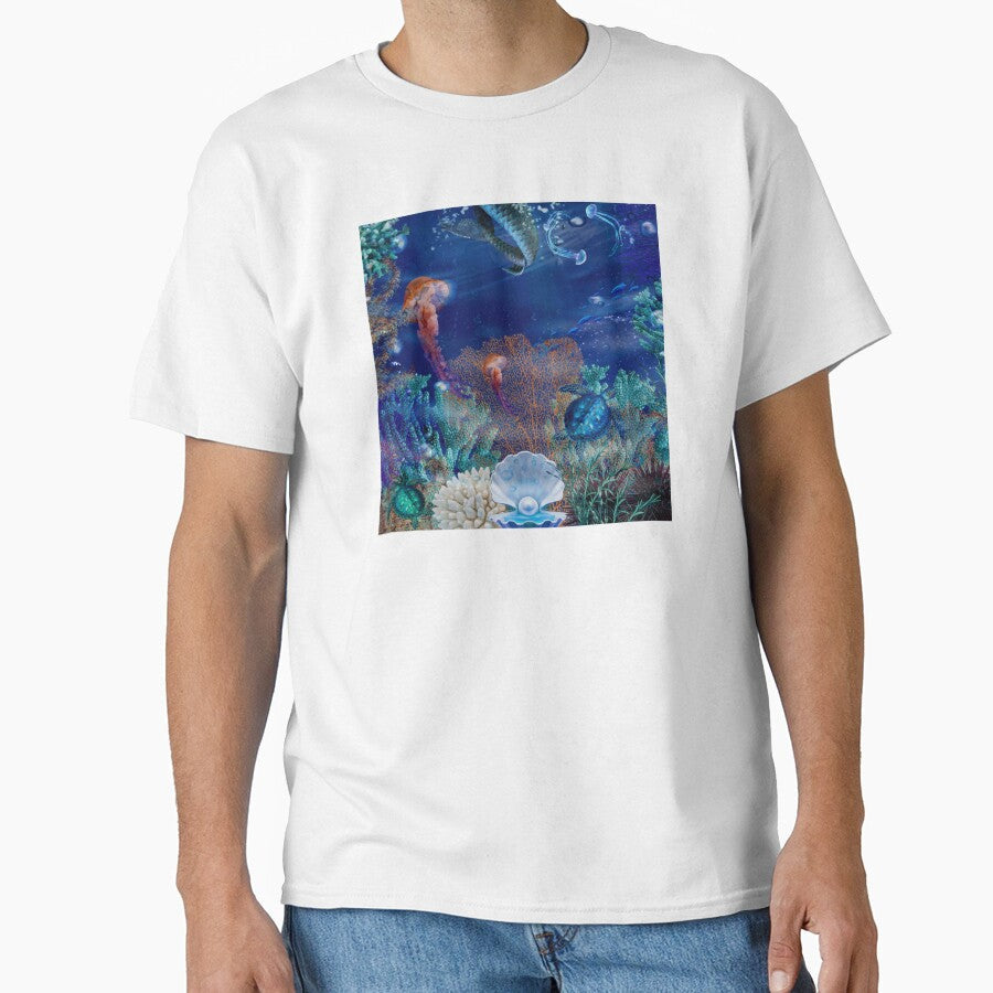Under The Ocean by Asmaa Abdul-Azim - Adult & Kids T-Shirts, Sweatshirts & Hoodies apparel design preview 1