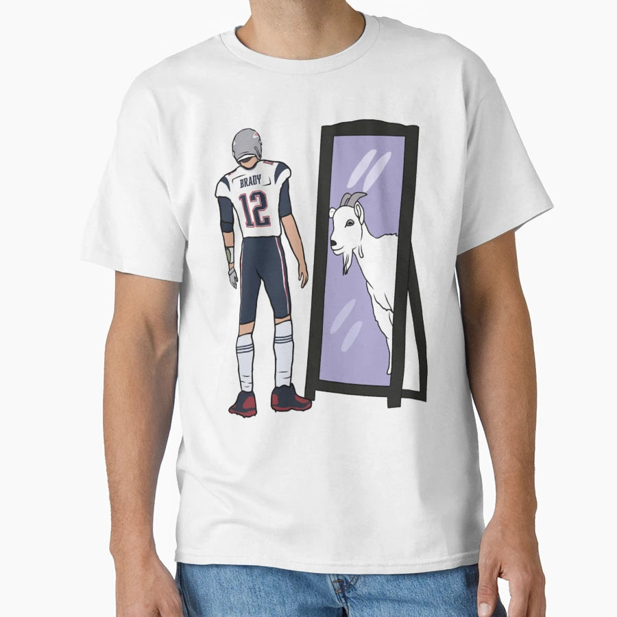 Brady Mirror Goat T-Shirt - Casual Everyday Wear Men Women - T-Shirt, Sweatshirt, Hoodie