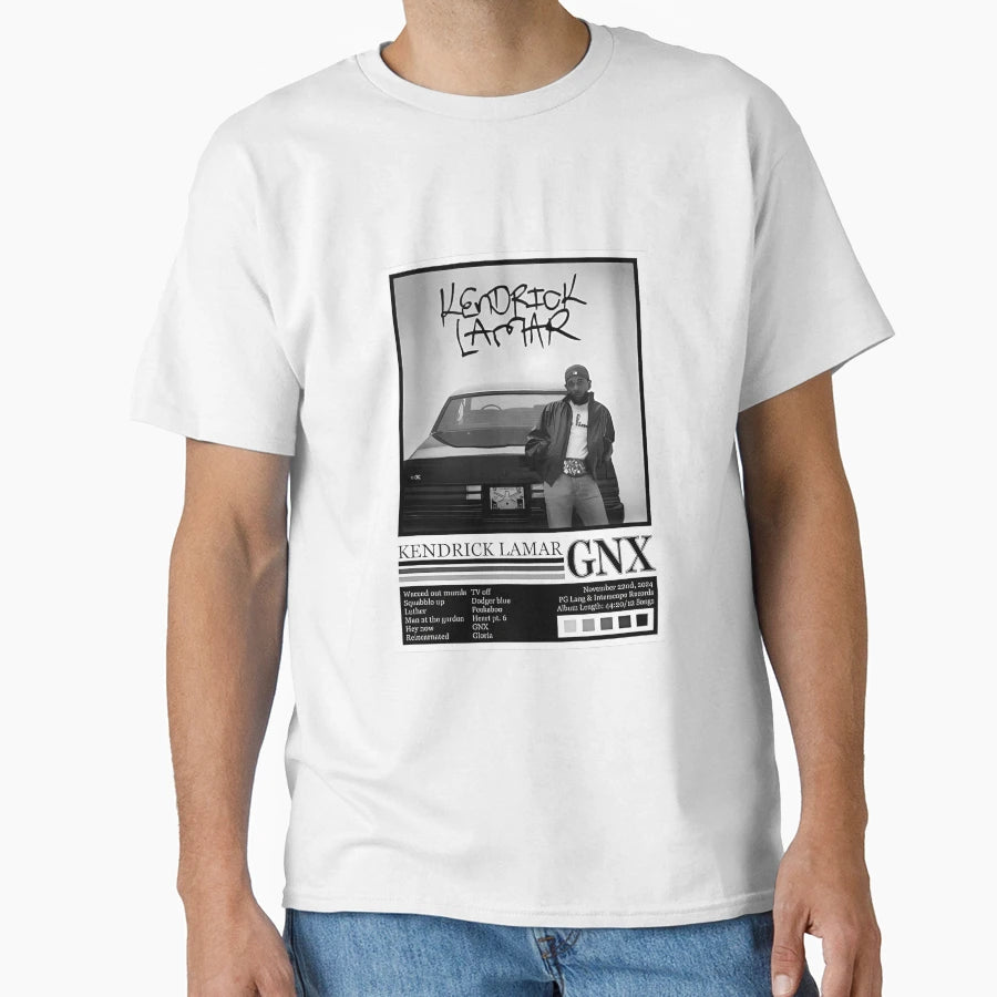 Kendrick Lamar Gnx Album T-Shirt - Minimalist Print for Adults - T-Shirt, Sweatshirt, Hoodie