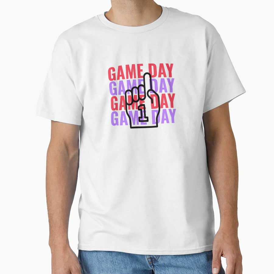 Game Day T-Shirt - Minimalist Print Men Women - T-Shirt, Sweatshirt, Hoodie