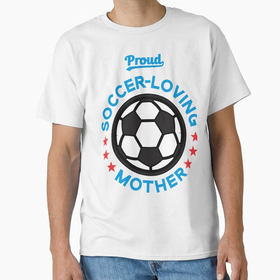 Proud Soccer-Loving Mother by Vector-Artist - Adult & Kids T-Shirts, Sweatshirts & Hoodies apparel design preview 1