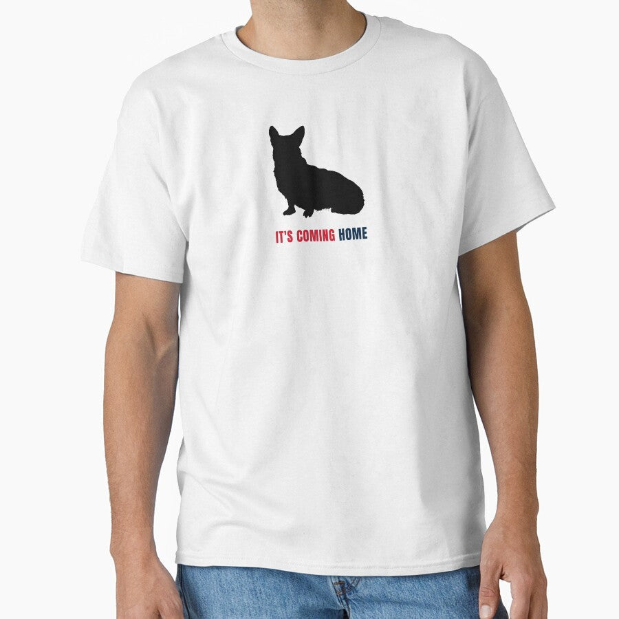 Minimalist Corgi Football Line Art Dog by TailPrints - Adult & Kids T-Shirts, Sweatshirts & Hoodies apparel design preview 1
