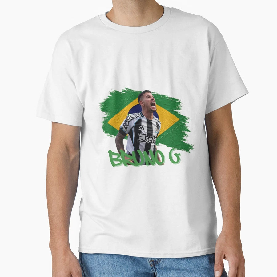 Bruno G Brazil And Newcastle T-Shirt - Casual Everyday Wear for Adults - T-Shirt, Sweatshirt, Hoodie