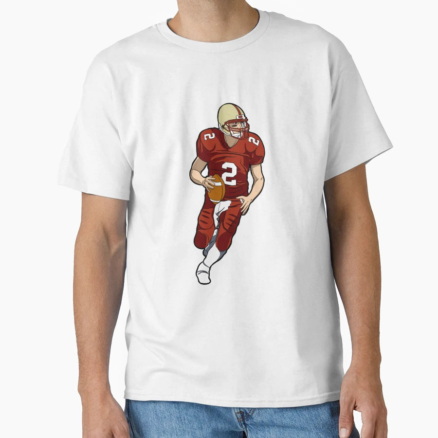 American Football Player T-Shirt - Casual Everyday Wear Men Women - T-Shirt, Sweatshirt, Hoodie