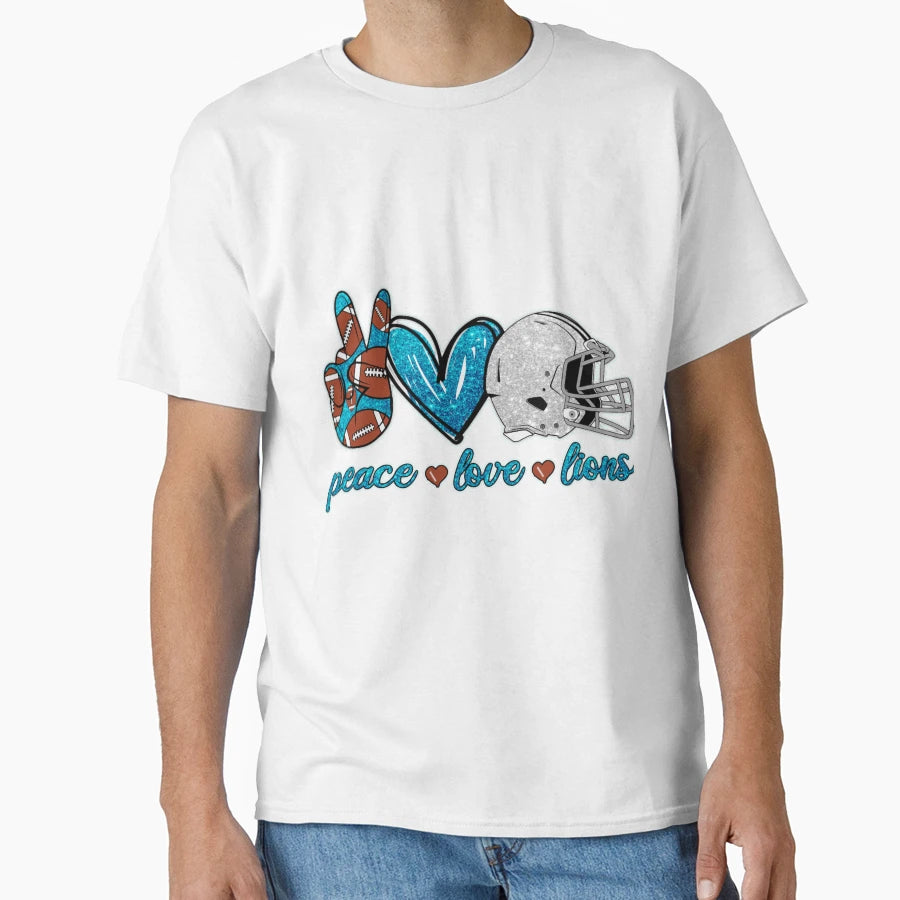 Football Detroit Lions T-Shirt - Casual Everyday Wear Unisex - T-Shirt, Sweatshirt, Hoodie