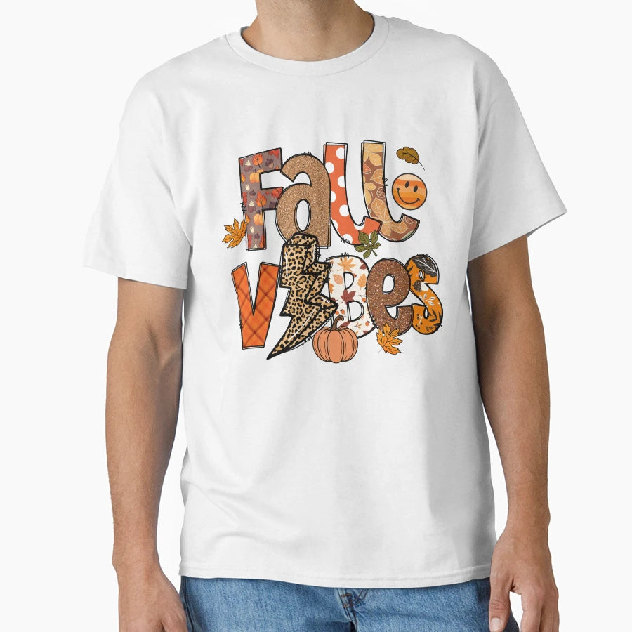 Fall Vibes T-Shirt - Graphic Print Unisex - T-Shirt, Sweatshirt, Hoodie