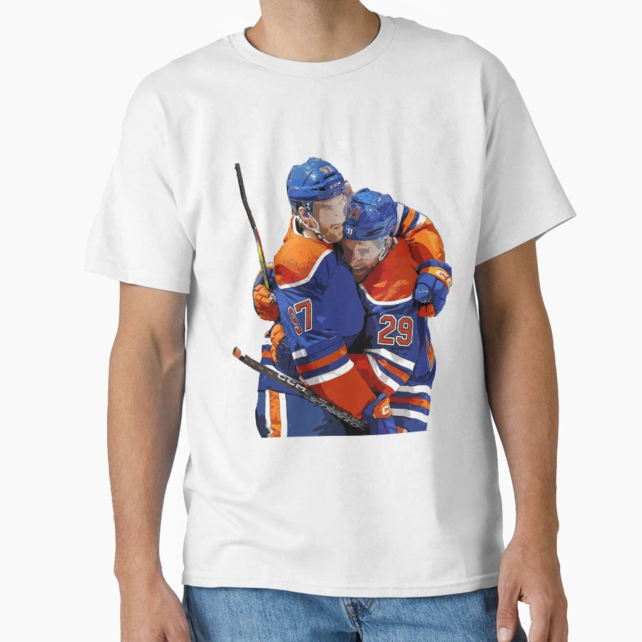 Mcdavid Draisaitl T-Shirt - Casual Everyday Wear Men Women - T-Shirt, Sweatshirt, Hoodie