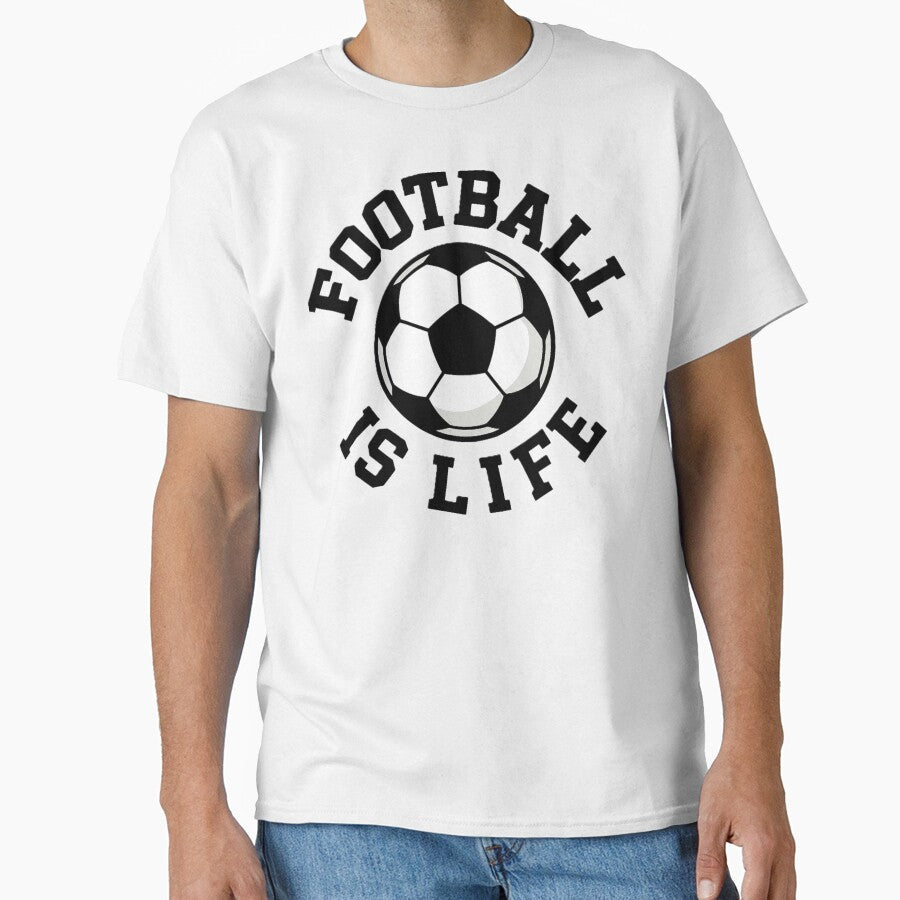 Football Is Life by TiffanyTTees - Adult & Kids T-Shirts, Sweatshirts & Hoodies apparel design preview 1