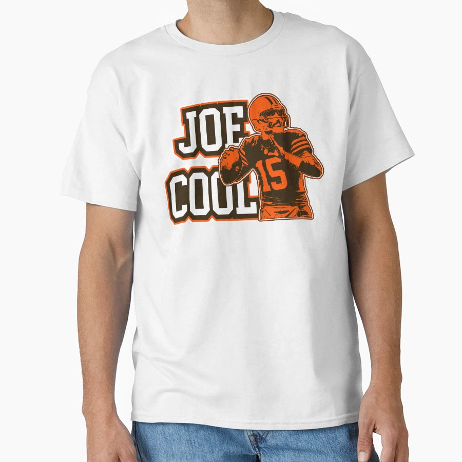 Joe Flacco Browns T-Shirt - Custom Art Print Men Women - T-Shirt, Sweatshirt, Hoodie