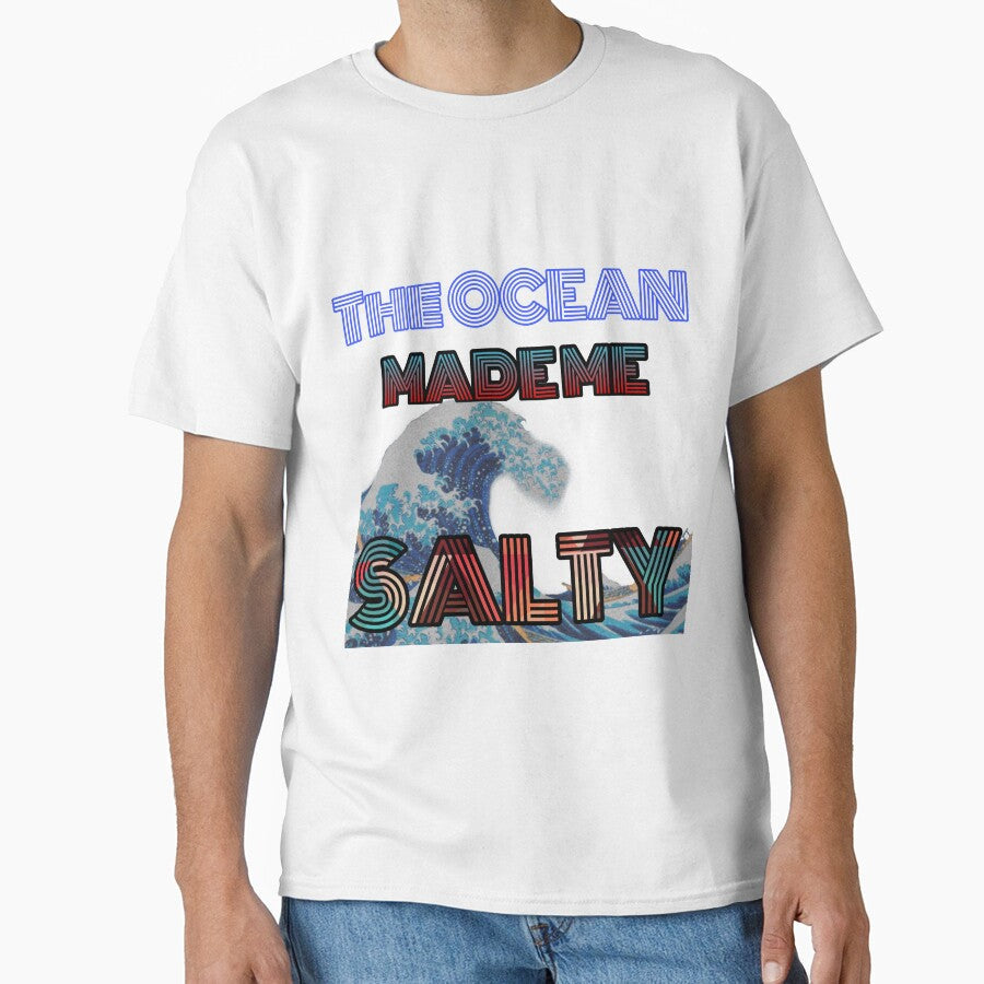 The ocean made me salty by WEShop23 - Adult & Kids T-Shirts, Sweatshirts & Hoodies apparel design preview 1