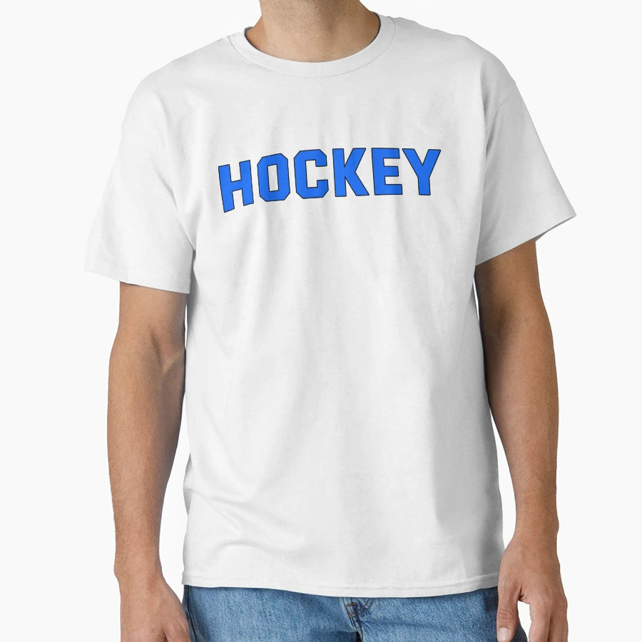 Hockey Player Jersey Text T-Shirt - Novelty Apparel Men Women - T-Shirt, Sweatshirt, Hoodie