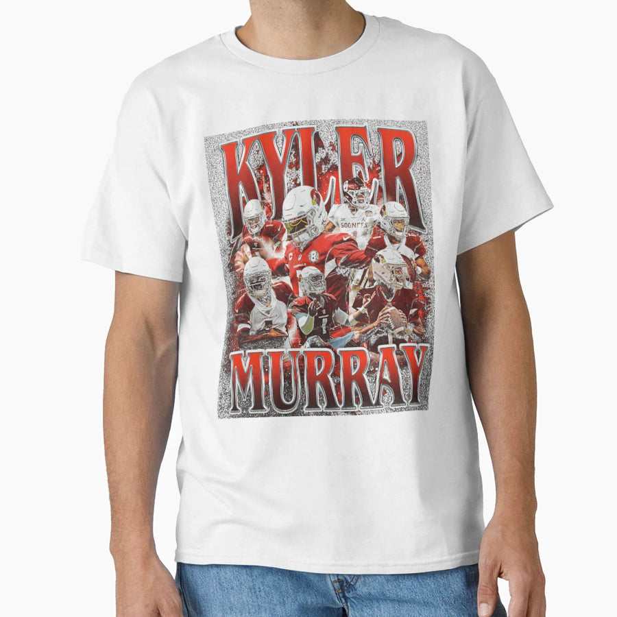 Kyler Murray Cardinals Collage Red T-Shirt - Custom Art Print Men Women - T-Shirt, Sweatshirt, Hoodie